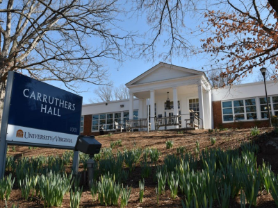 Picture of the front of Carruthers Hall.