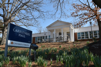 Picture of the front of Carruthers Hall.